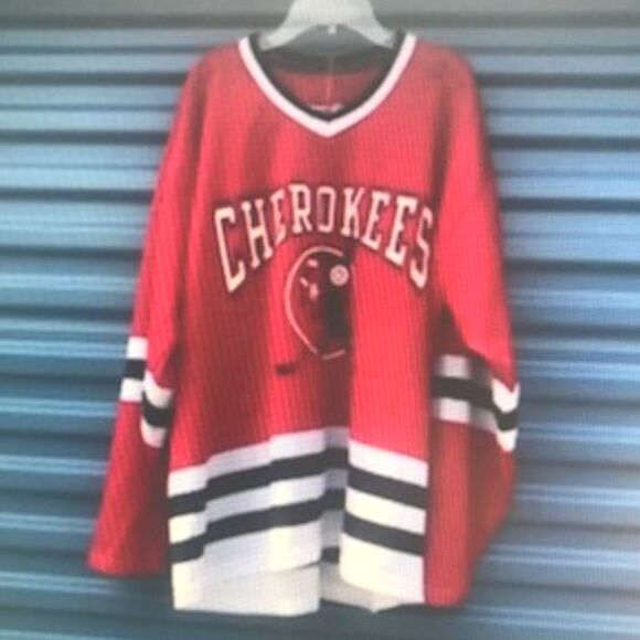 Chicago Blackhawks . Extra Large {46-48} 1994 Minor League Hockey Jersey & Cap